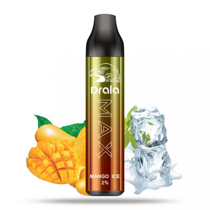 Le contrôle jetable Rechargable Vape jetable de flux d'air de cosse de Vape de grands souffles parque l'OEM 2