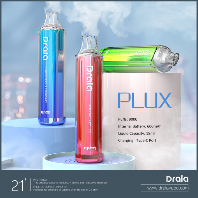Cigarette assaisonnée rechargeable de Vape de 9000 souffles du dispositif jetable E de cosse 0