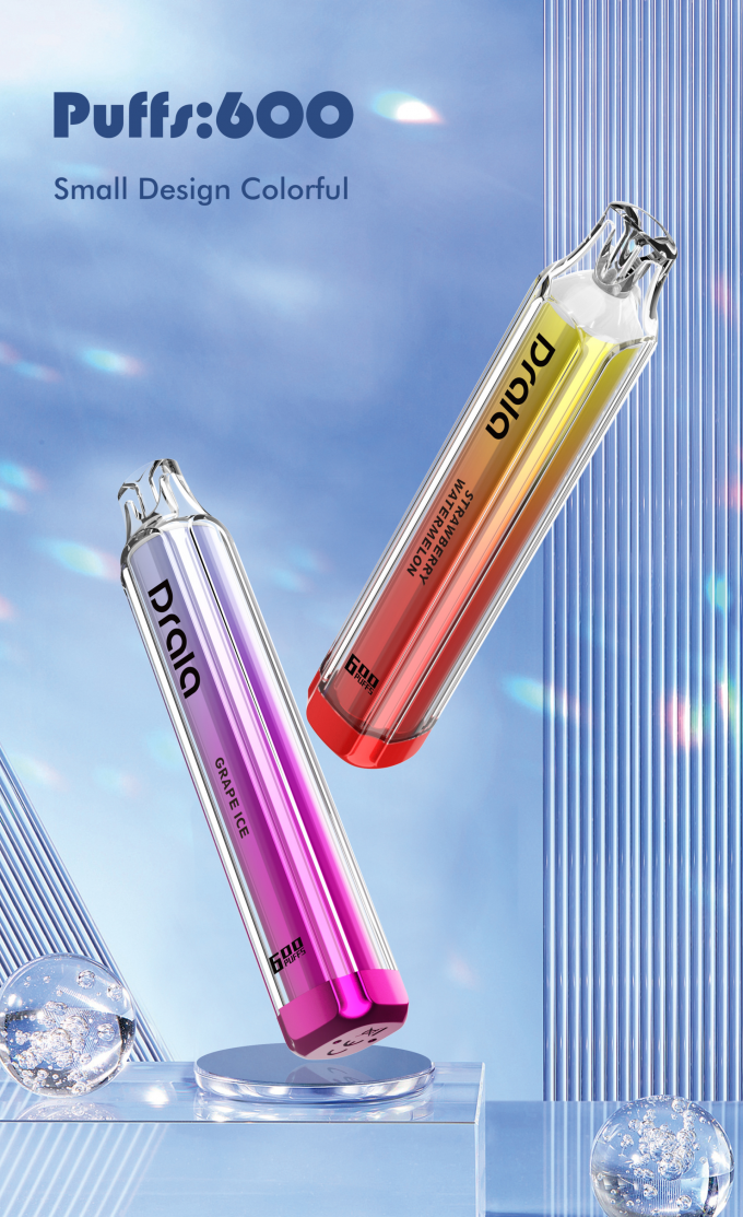 Dispositif jetable de cosse de Vape de souffles de l'étoile 600 de Drala 1